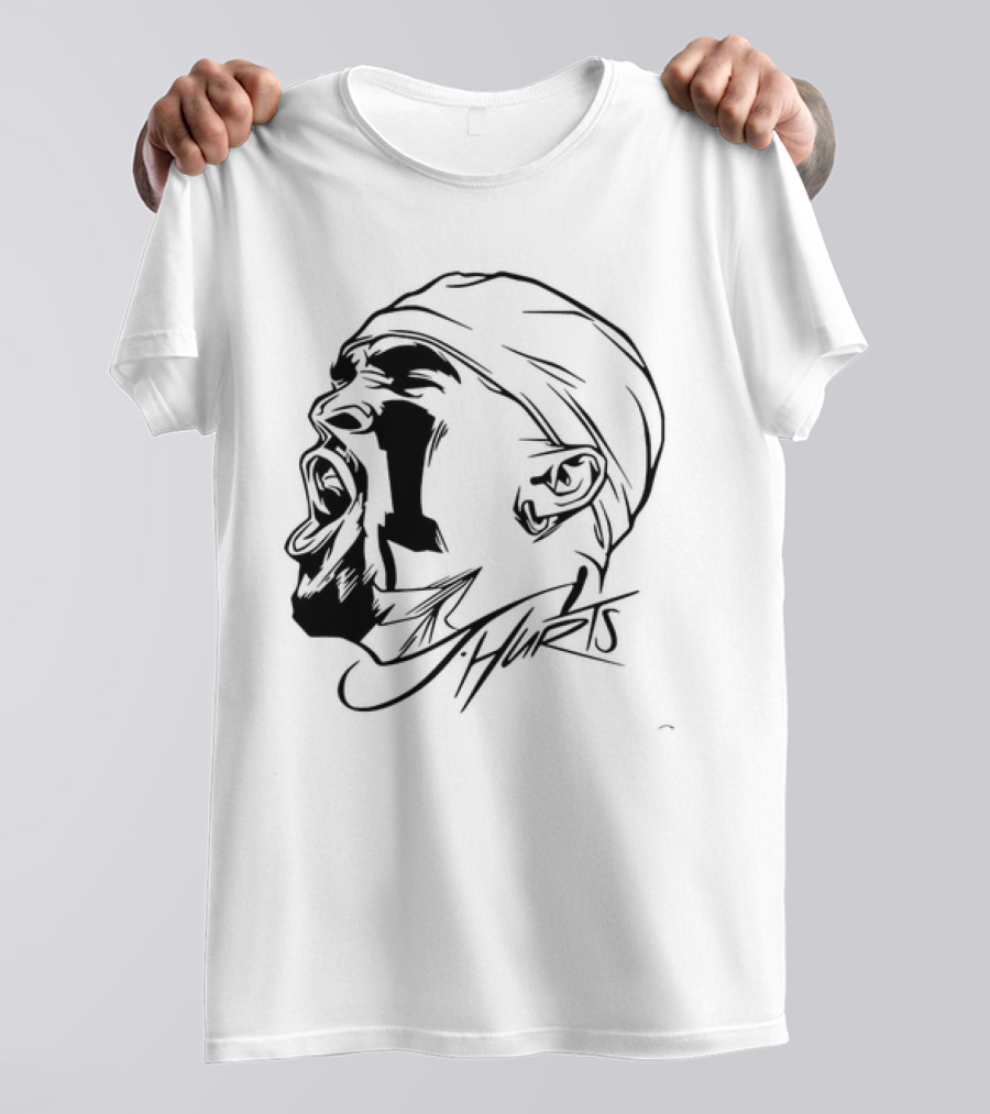 Jalen Hurts Philadelphia Eagles Scream T-Shirt