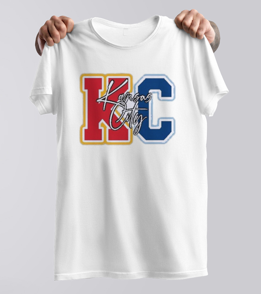 Kansas City Chiefs Royals Red Blue KC Kansas City T-Shirt