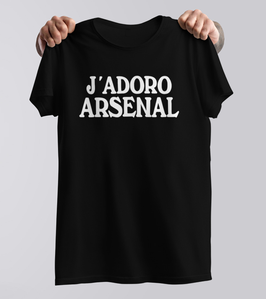 J'Adoro Arsenal Football Supporter's Phrase T-Shirt