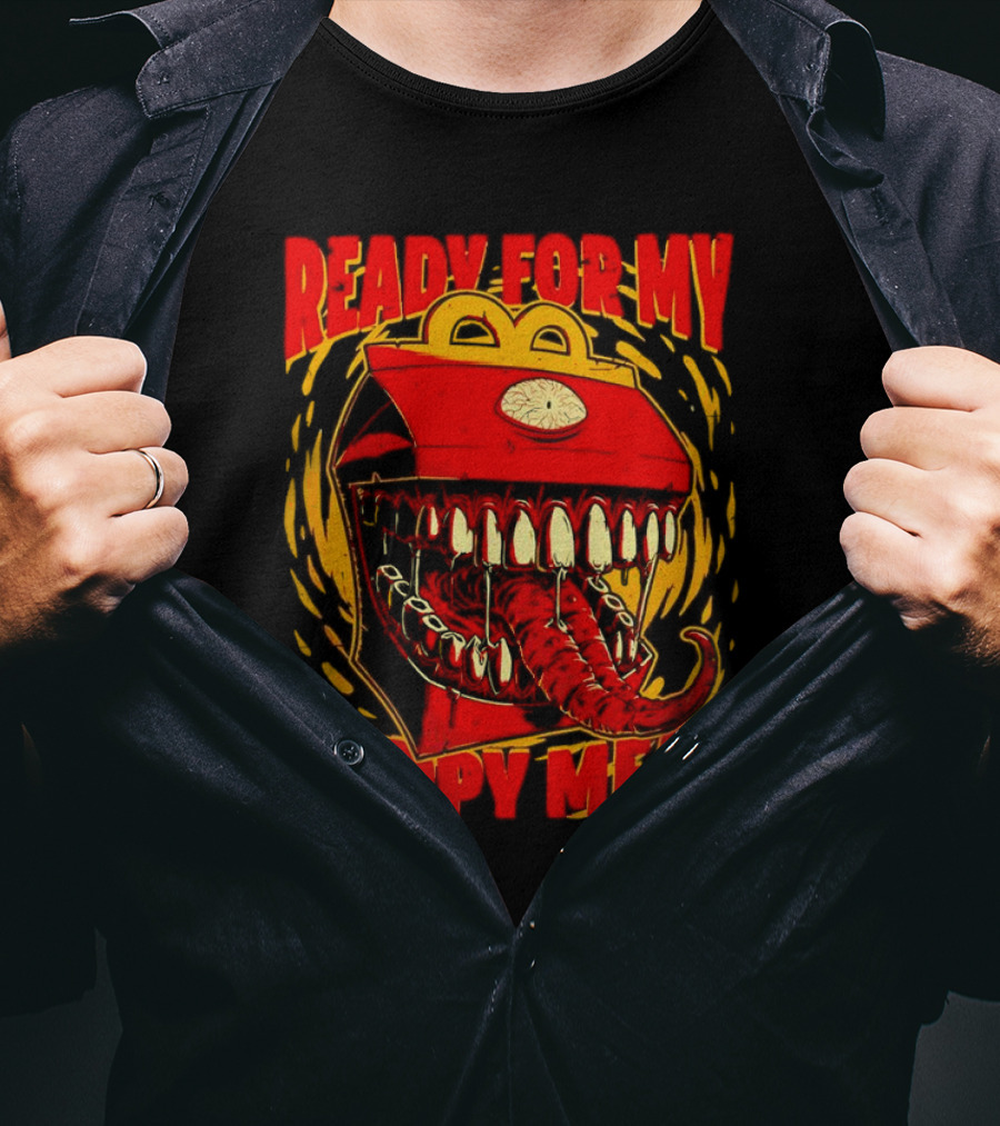 Ready For My Happy Meal Mimic Dungeons And Dragons T-Shirt