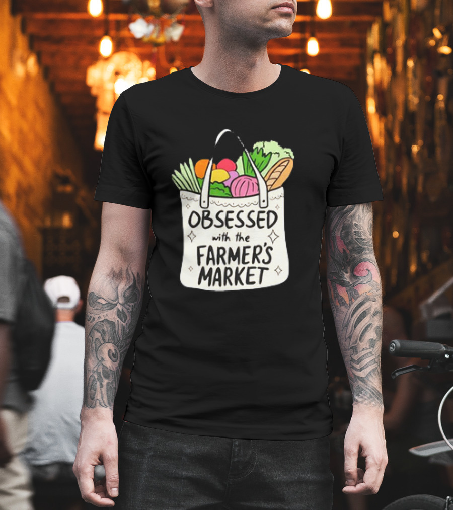 Obsessed With The Farmer’s Market Vegetables Tote Bag T-Shirt
