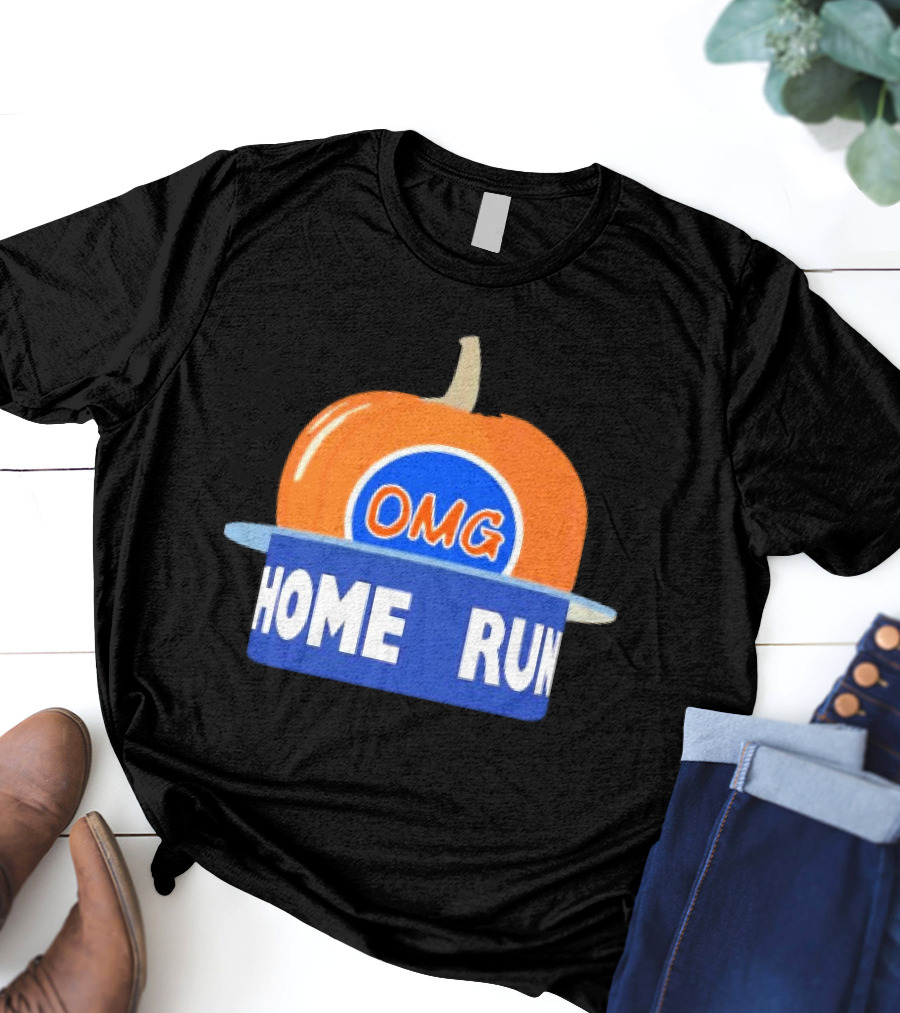 Playoff Pumpkin OMG Home Run New York T-Shirt