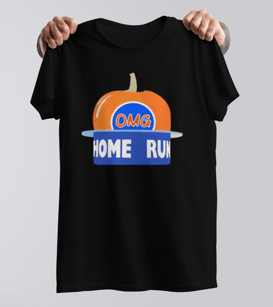 Playoff Pumpkin OMG Home Run New York T-Shirt