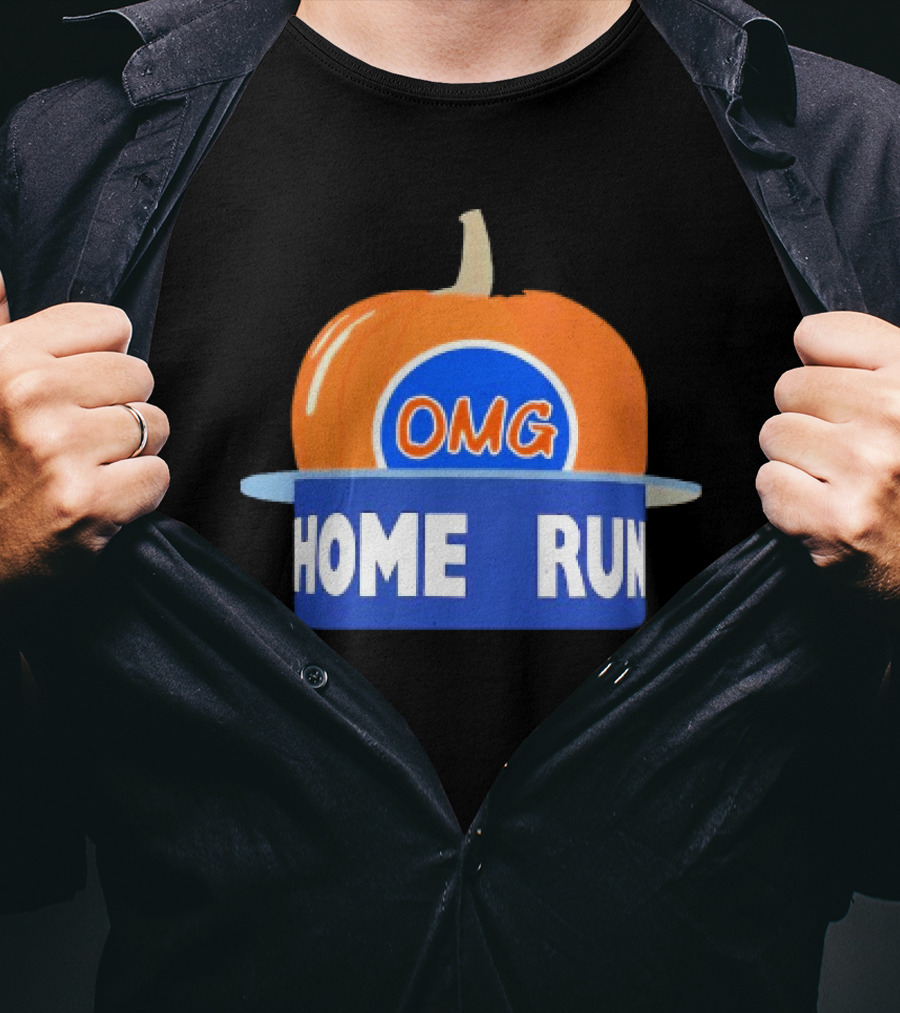 Playoff Pumpkin OMG Home Run New York T-Shirt
