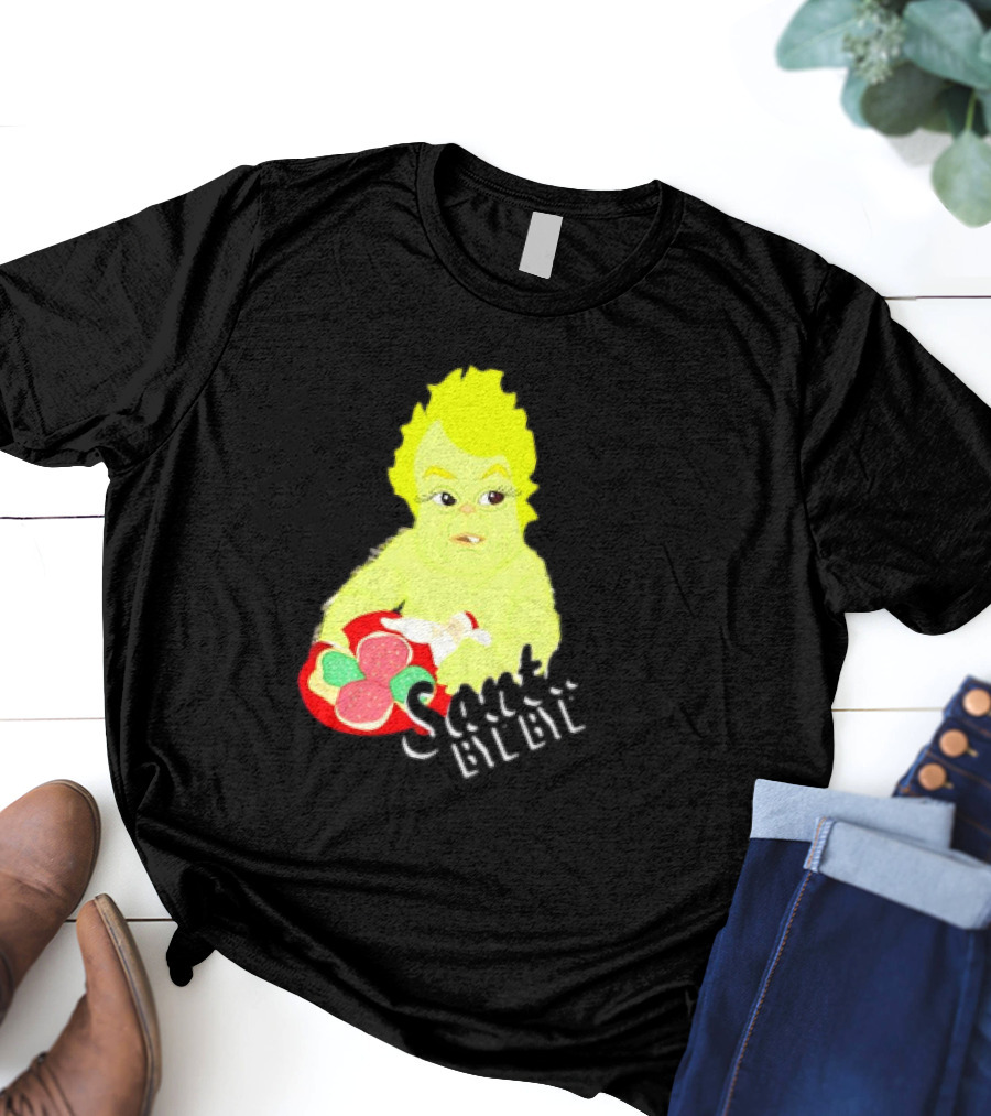 Retro Baby Grinch Santa Bye Bye T-Shirt