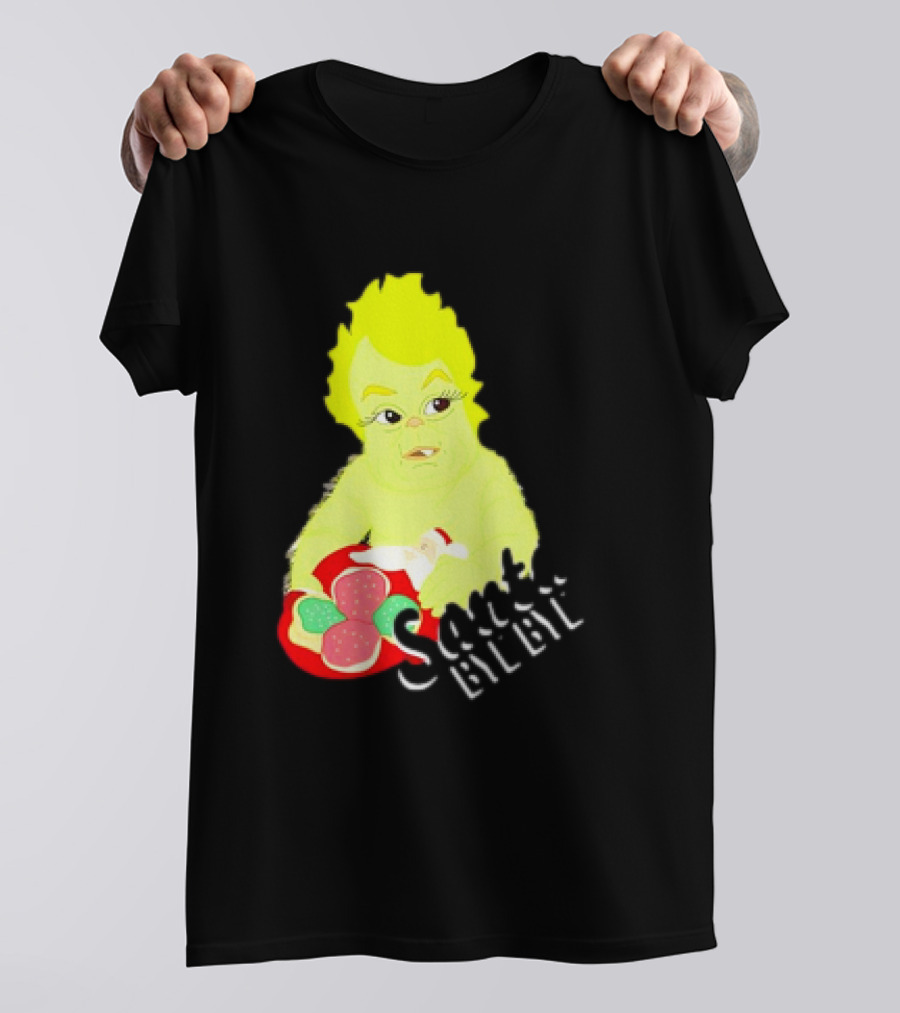 Retro Baby Grinch Santa Bye Bye T-Shirt
