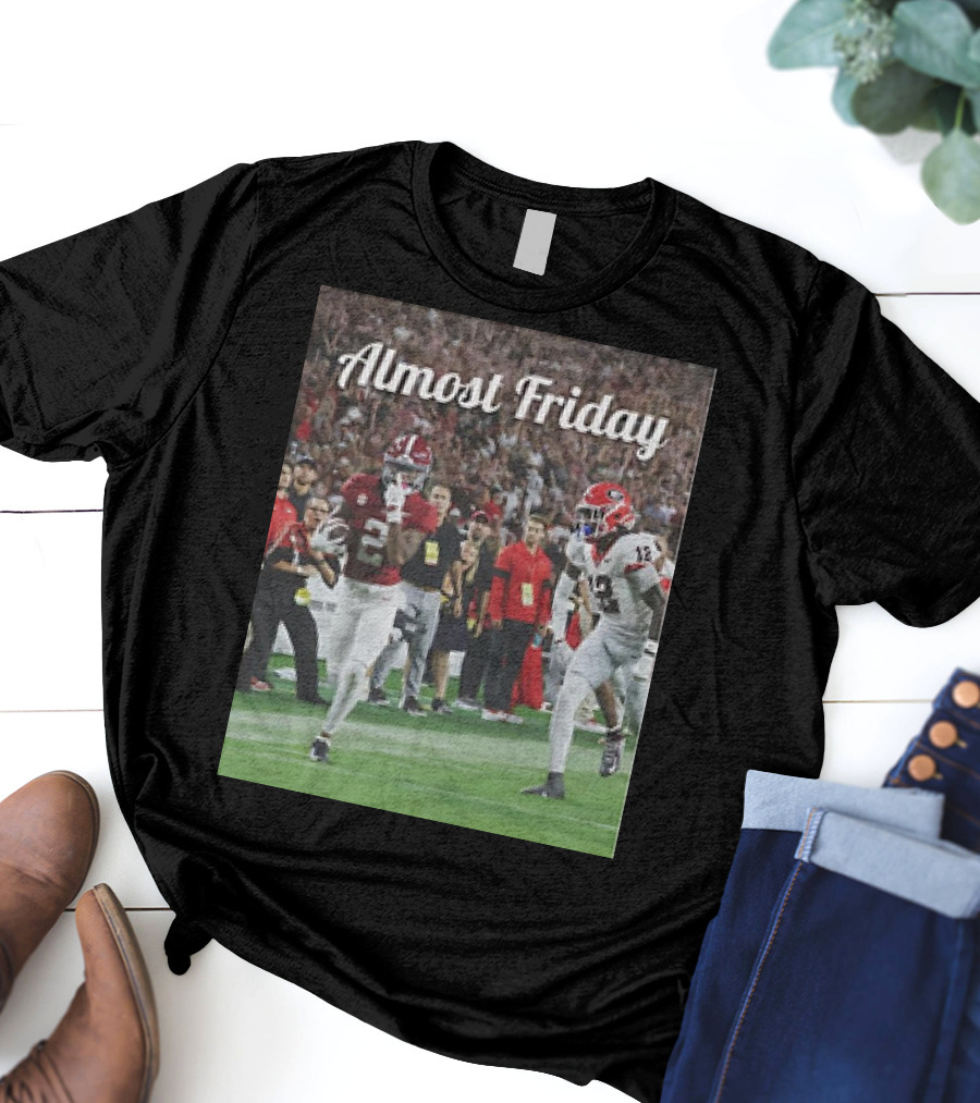 Almost Friday Ryan Williams Alabama Football Action T-Shirt