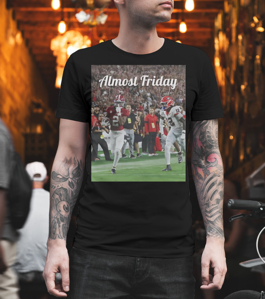 Almost Friday Ryan Williams Alabama Football Action T-Shirt