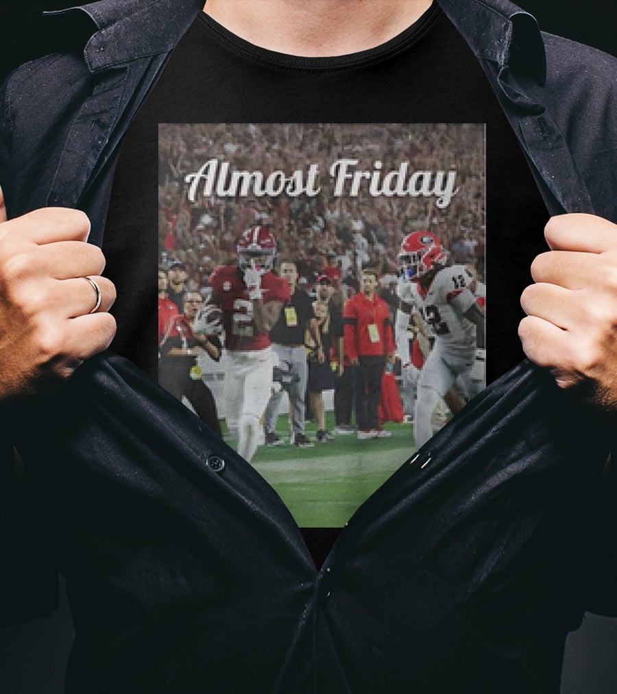 Almost Friday Ryan Williams Alabama Football Action T-Shirt