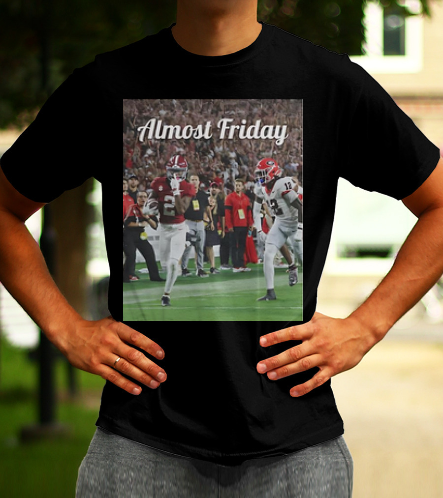 Almost Friday Ryan Williams Alabama Football Action T-Shirt