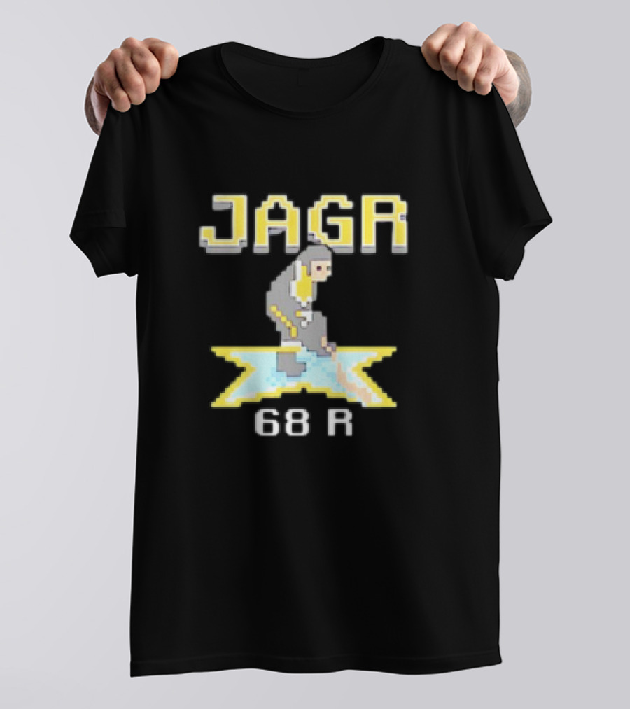 Jagr 68 R NHL Game Cartoon Player T-Shirt
