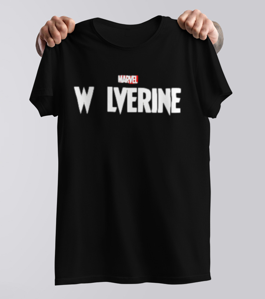 Marvel Wolverine Retro Style Iconic Branding T-Shirt
