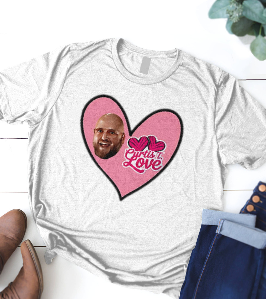 Curtis Axel WWE Curtis I Love Heart T-Shirt