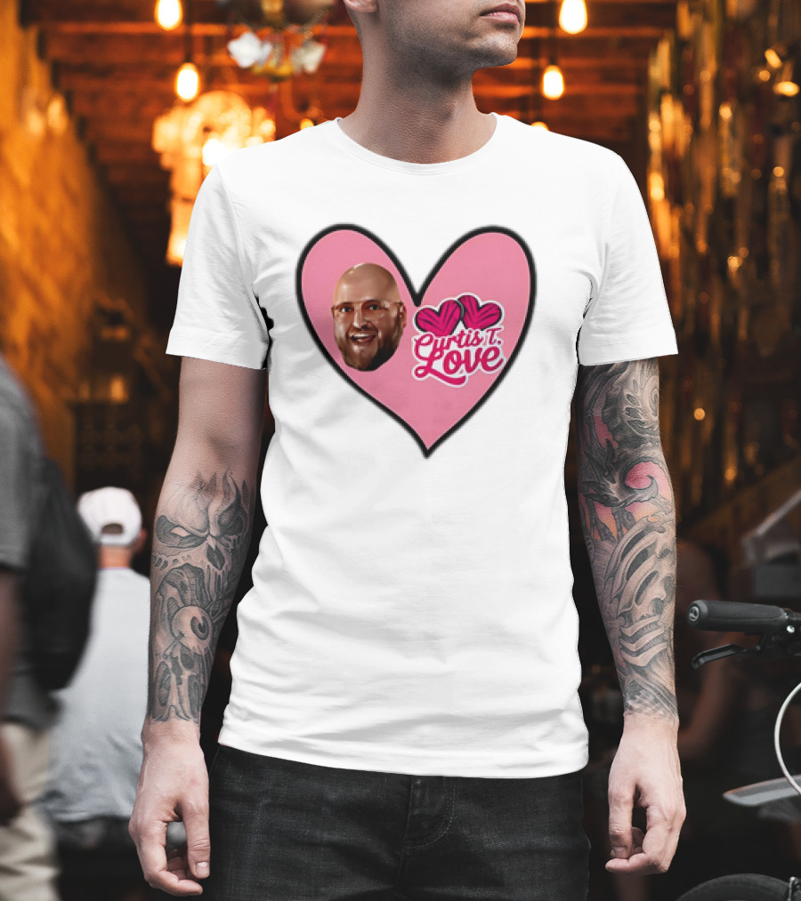 Curtis Axel WWE Curtis I Love Heart T-Shirt