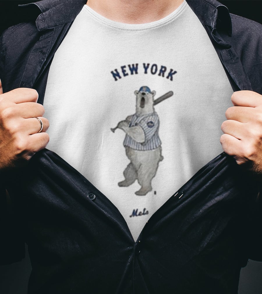 New York Mets Polar Bear Pete Alonso T-Shirt