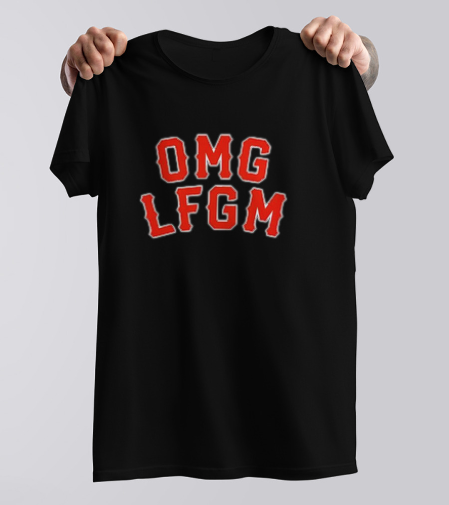 OMG LFGM New York M Baseball Catchphrase T-Shirt