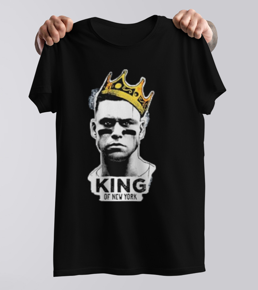 New York Yankees Aaron Judge King Of New York Crown T-Shirt