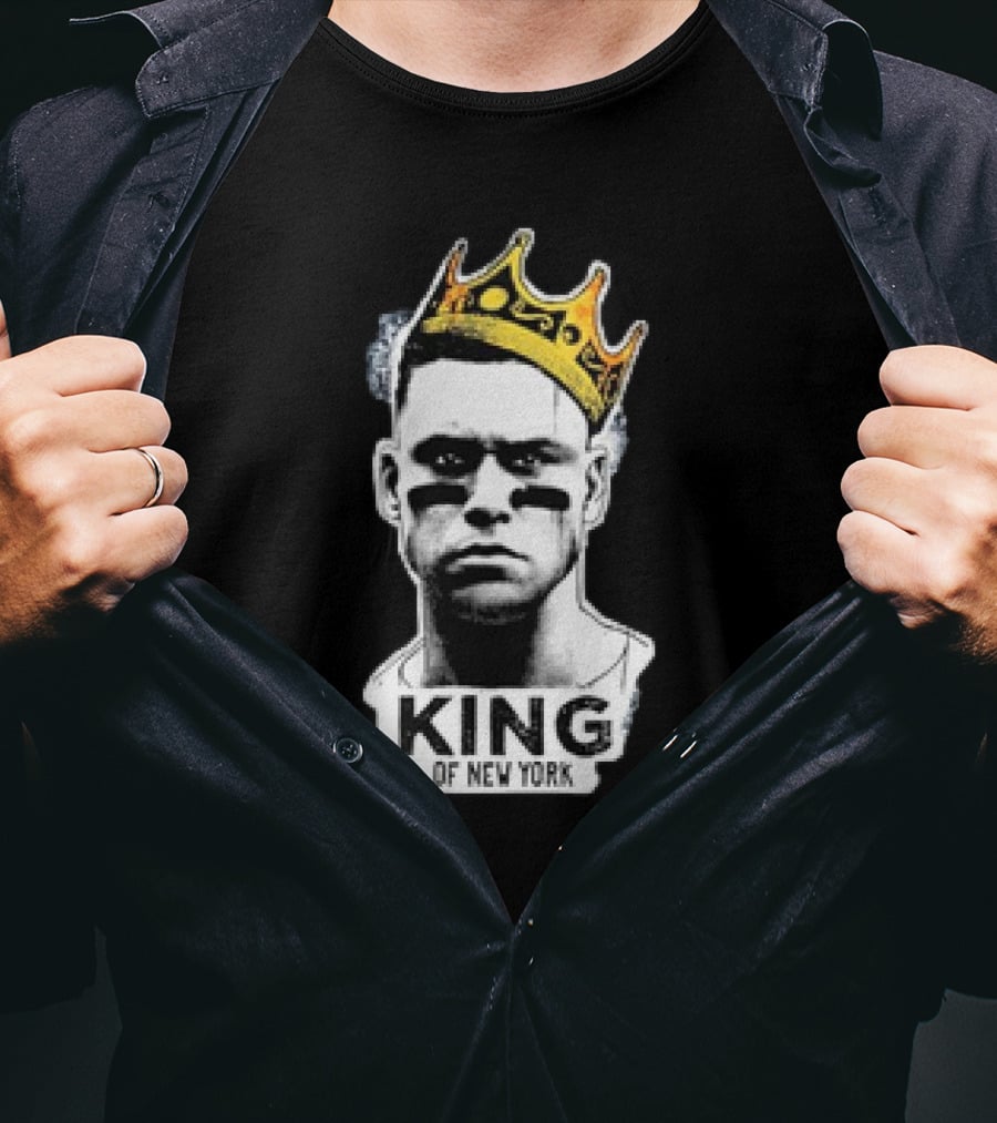 New York Yankees Aaron Judge King Of New York Crown T-Shirt