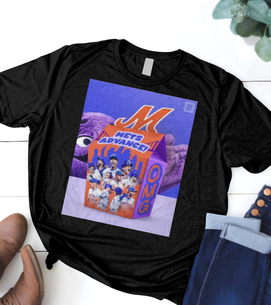 OMG Mets Advance Moving On To The NLCS T-Shirt