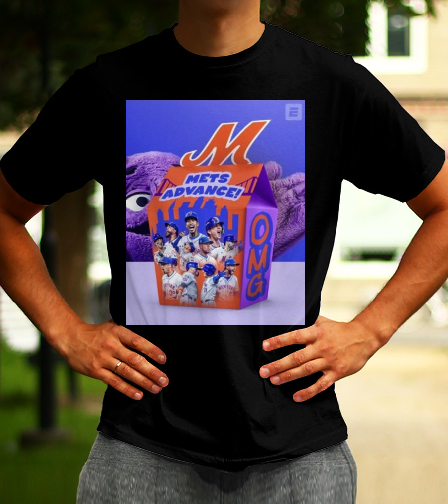 OMG Mets Advance Moving On To The NLCS T-Shirt