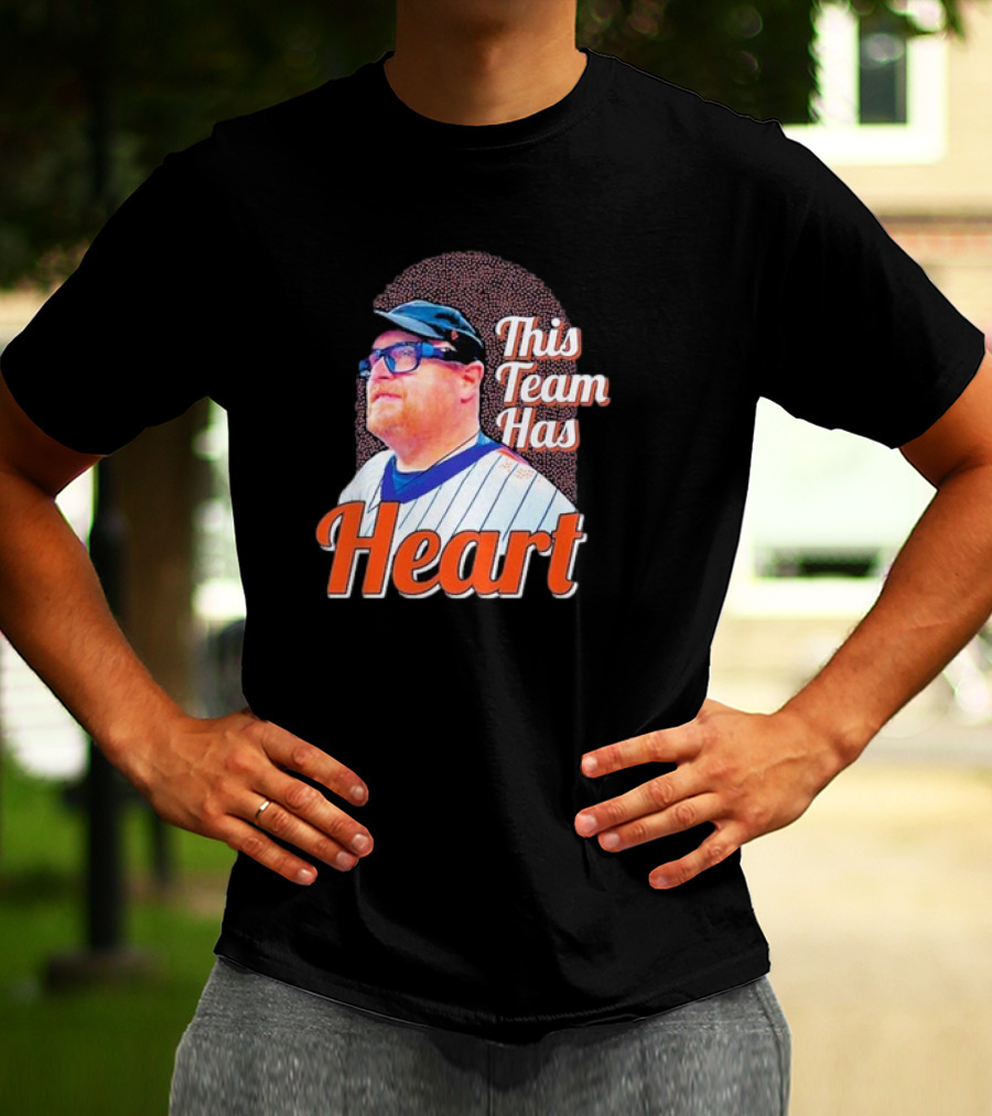 Frank Fleming This Team Has Heart New York Mets T-Shirt