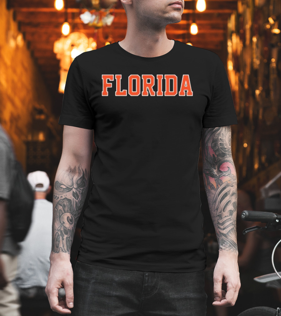 Florida Orange Retro T-Shirt