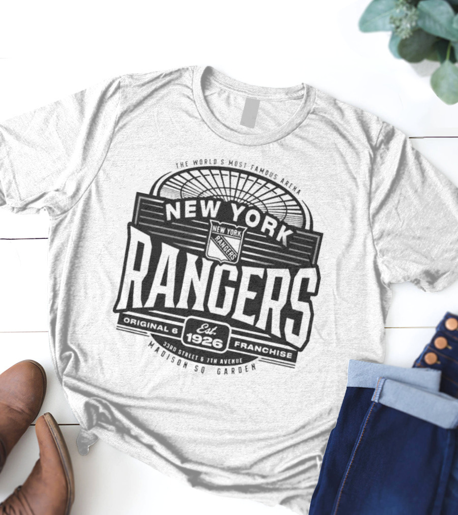 New York Rangers Madison Square Garden Est. 1926 Original Franchise T-Shirt