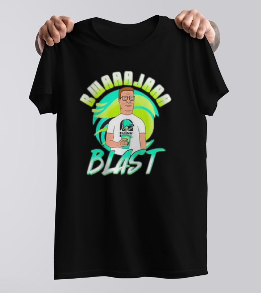 Bwaaajaa Blast Cartoon Retro H Fuel T-Shirt
