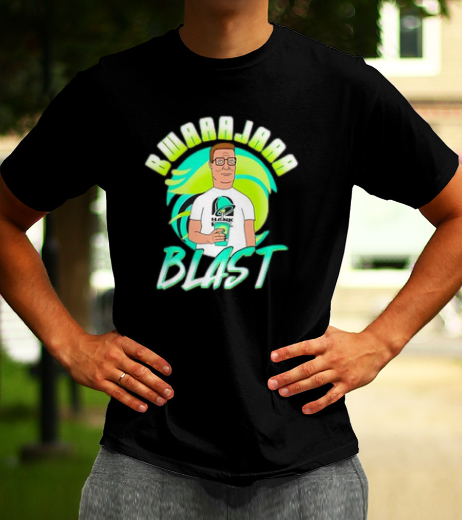 Bwaaajaa Blast Cartoon Retro H Fuel T-Shirt
