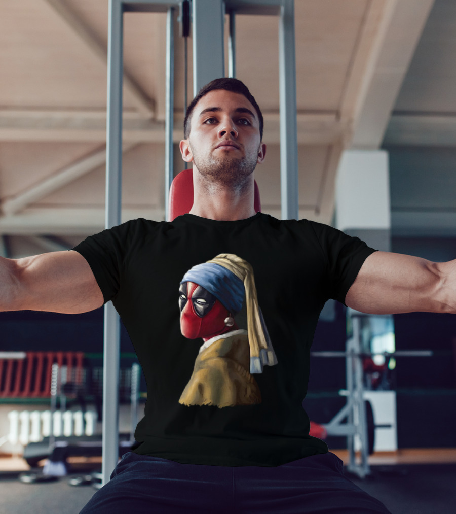 Deadpool With A Pearl Earring T-Shirt