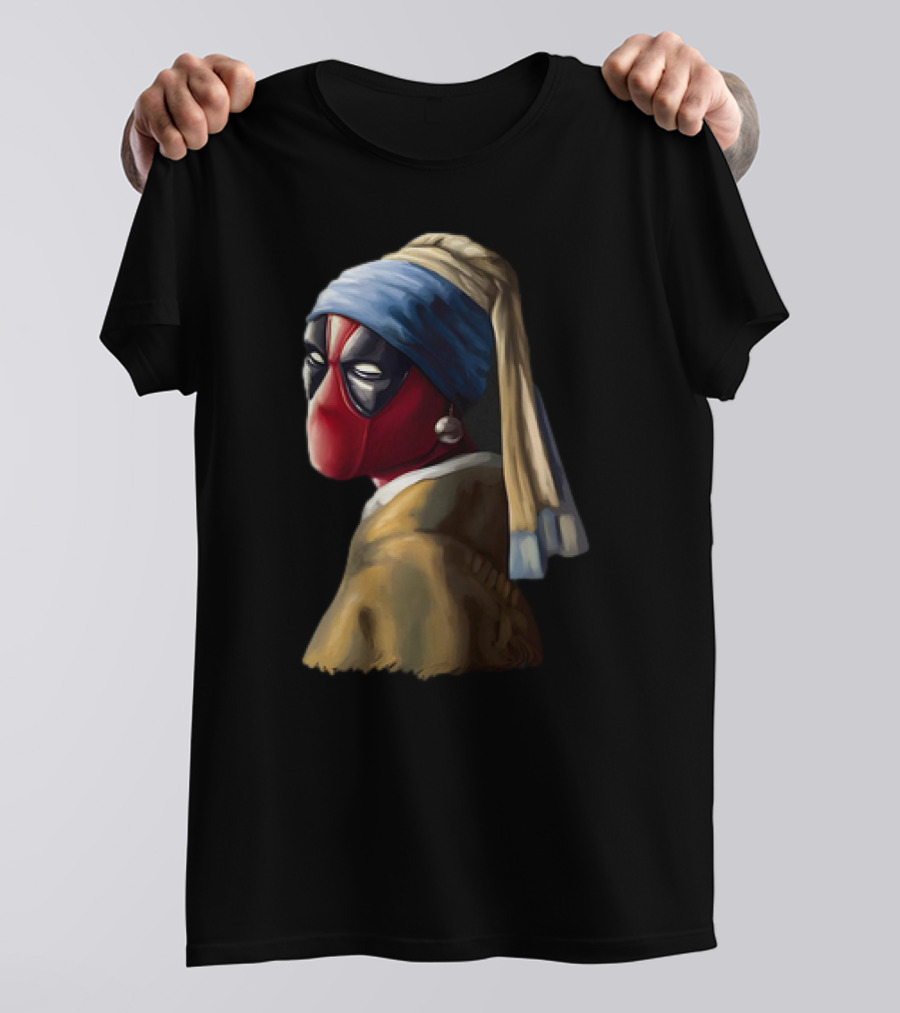 Deadpool With A Pearl Earring T-Shirt