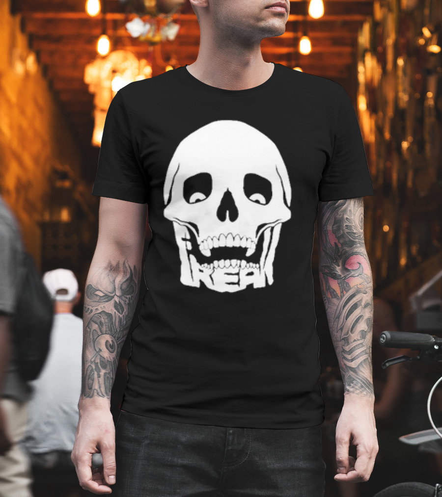Freak Premium Fluorescent Skull Real T-Shirt