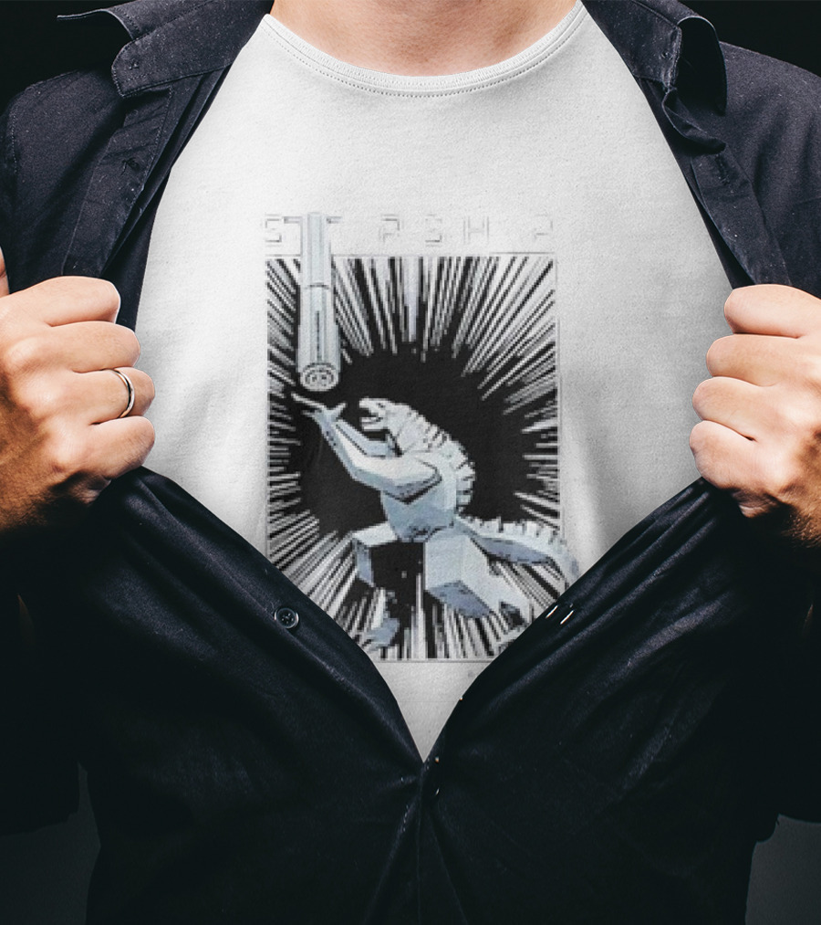 Starship Flight 5 Mecha Dinosaur Space Adventure T-Shirt