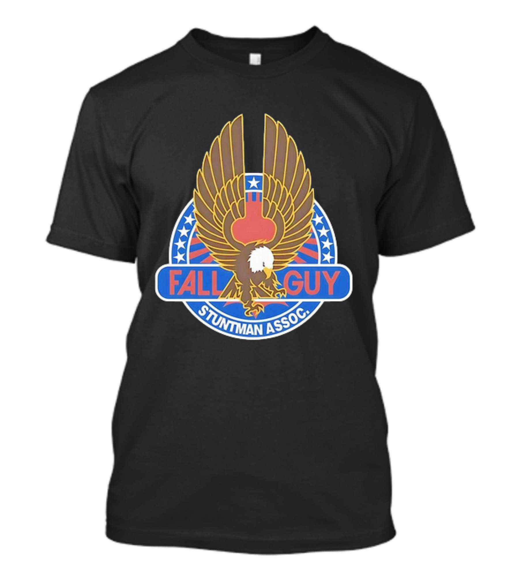 Fall Guy Stuntman Assoc Bald Eagle Emblem T-Shirt