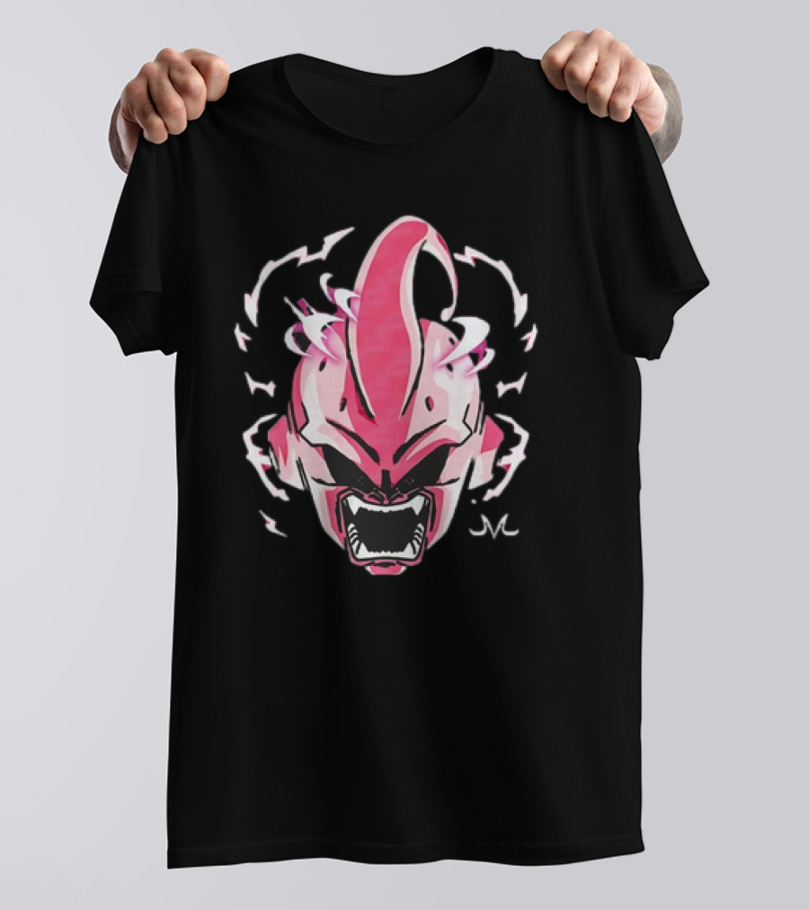 Kid Buu Dragon Ball Z Electrifying Pink Face T-Shirt