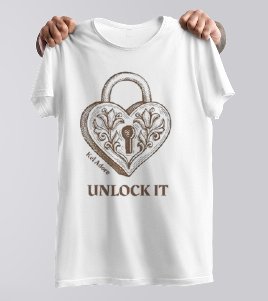 Kel Adore Unlock It Heart Padlock T-Shirt
