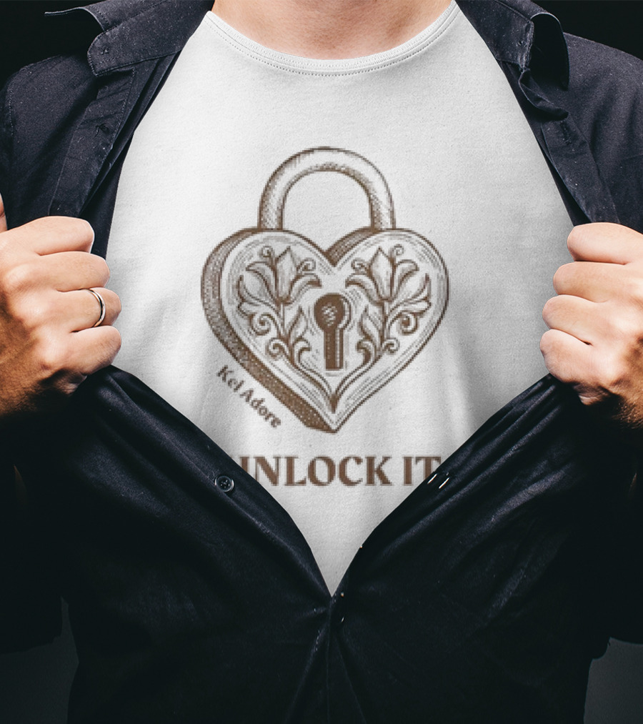 Kel Adore Unlock It Heart Padlock T-Shirt