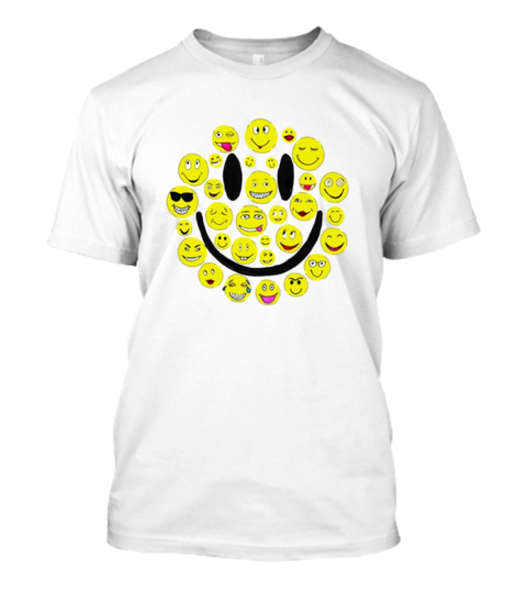 Smiles Icons Faces Collection T-Shirt