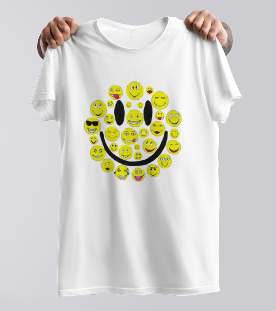 Smiles Icons Faces Collection T-Shirt