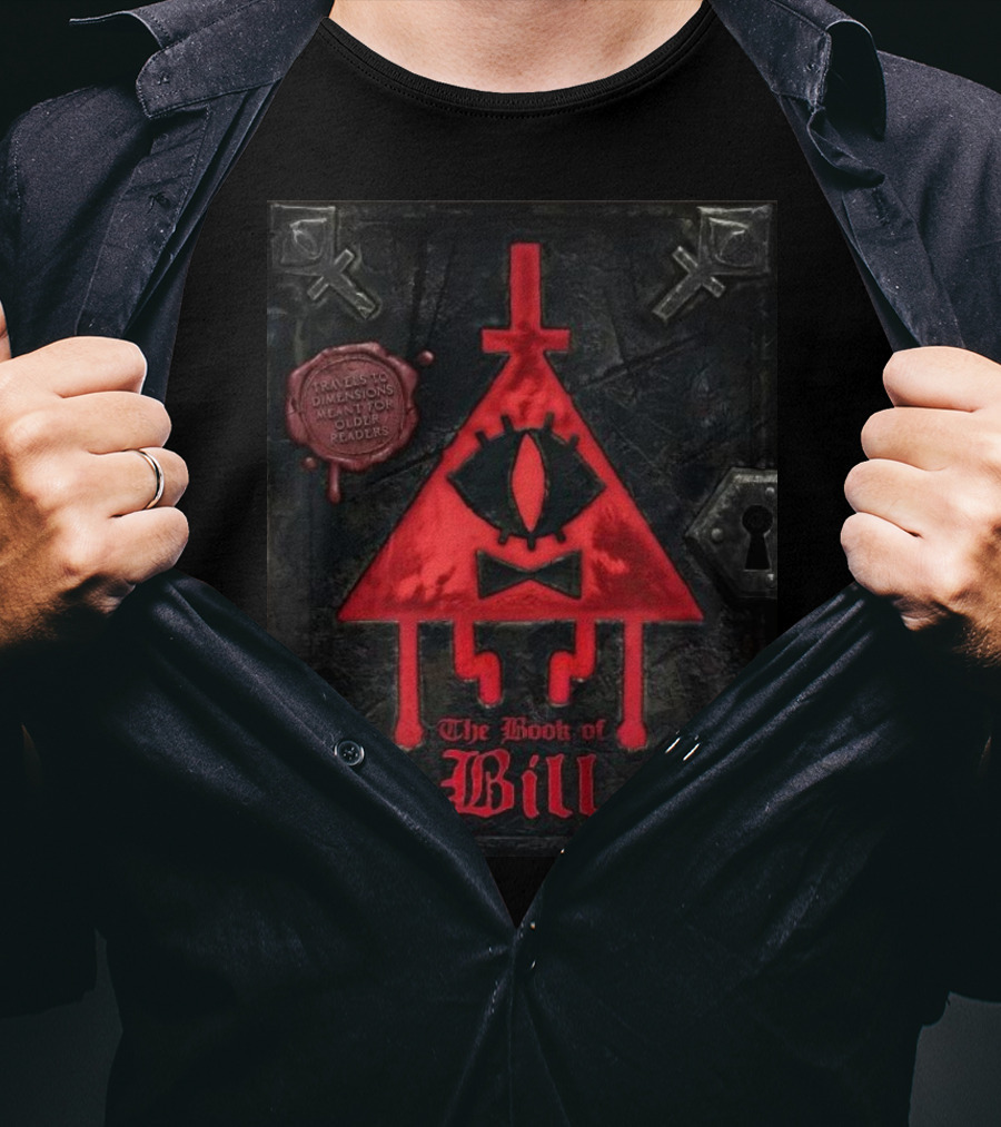 The Book Of Bill Gravity Falls Dimensions Incantations Oddities Peakeders T-Shirt