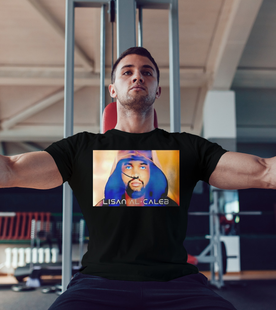 Lisan Al Caleb Blue Hooded T-Shirt