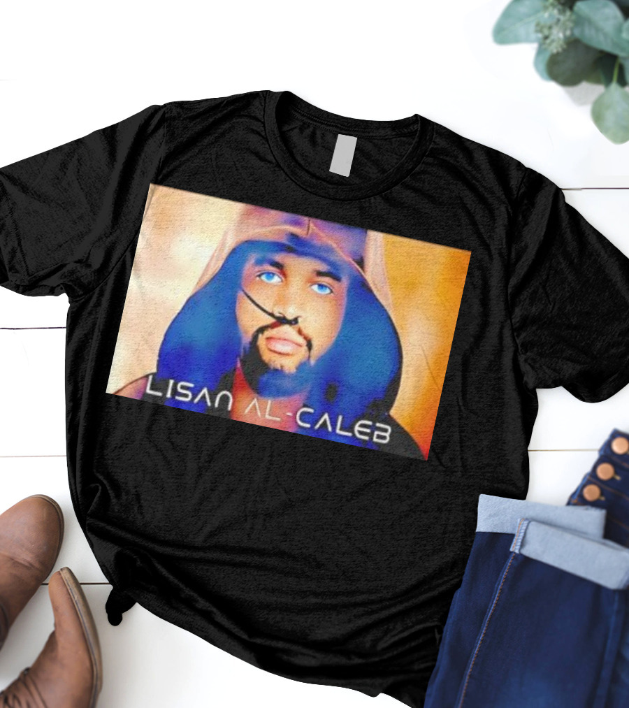 Lisan Al Caleb Blue Hooded T-Shirt