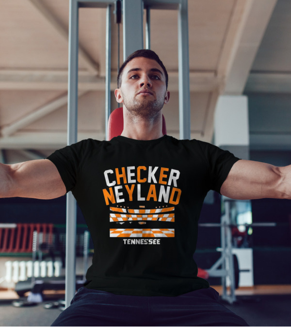 Tennessee Checker Neyland Stadium Football T-Shirt