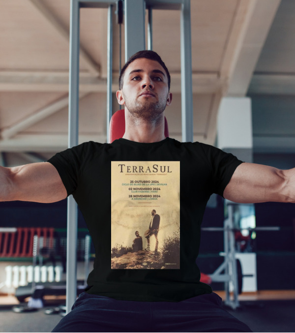 TerraSul Apresentação Do Novo Álbum Ciclo De Blues Da La Upo Sevilha Outubro 2024 Tour T-Shirt