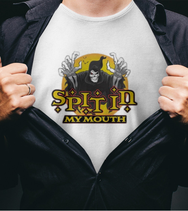 Death Spit In My Mouth Cartoon Retro T-Shirt