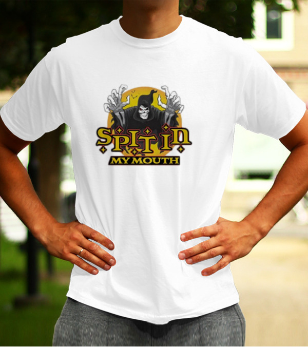 Death Spit In My Mouth Cartoon Retro T-Shirt