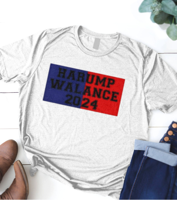 Harump Walance 2024 Harris Trump Walz Vance Funny 2024 Political Humor T-Shirt