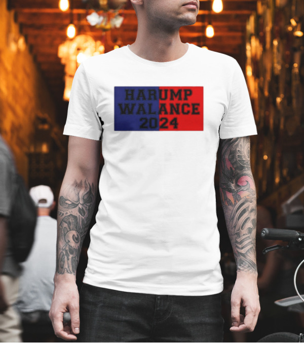 Harump Walance 2024 Harris Trump Walz Vance Funny 2024 Political Humor T-Shirt