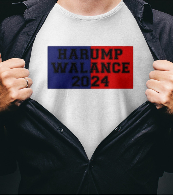 Harump Walance 2024 Harris Trump Walz Vance Funny 2024 Political Humor T-Shirt