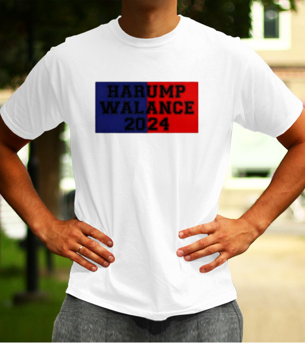 Harump Walance 2024 Harris Trump Walz Vance Funny 2024 Political Humor T-Shirt